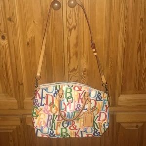 Colorful dooney and bourke bag